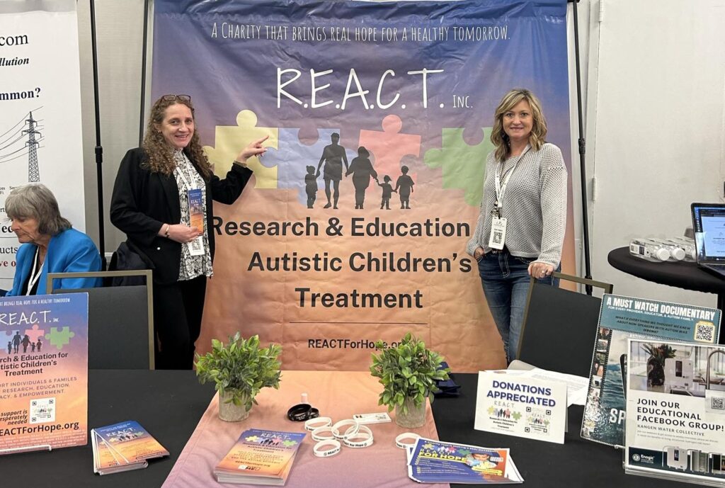 R.E.A.C.T booth at the Autism Health Summit 2025