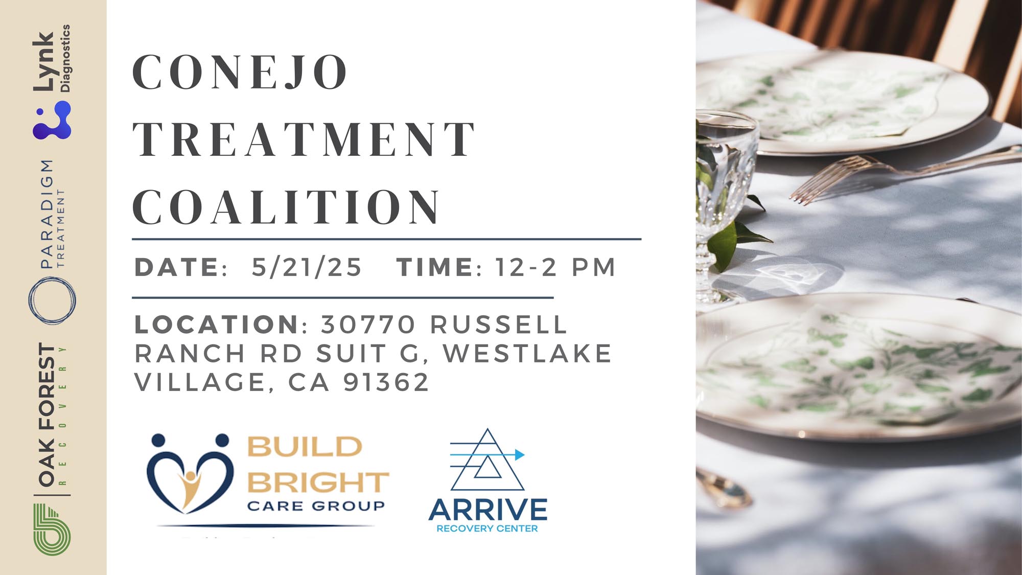 Conejo treatment coalition luncheon